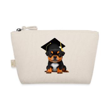 Bachelor Rottweiler School Leaving Certificate Dogs Study - Organic Pouch - nature - Front