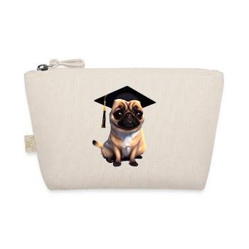 Bachelor Dogs School Leaving Certificate Bulldog Studies - Organic Pouch - nature - Front