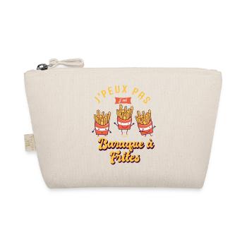 je peux pas j ai baraque à frites - Trousse biologique - nature - Devant