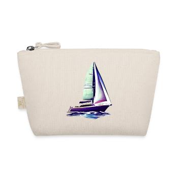 Sailing Ship Sailing Sailboat Sailing Sailing Sailor - Organic Pouch - nature - Front
