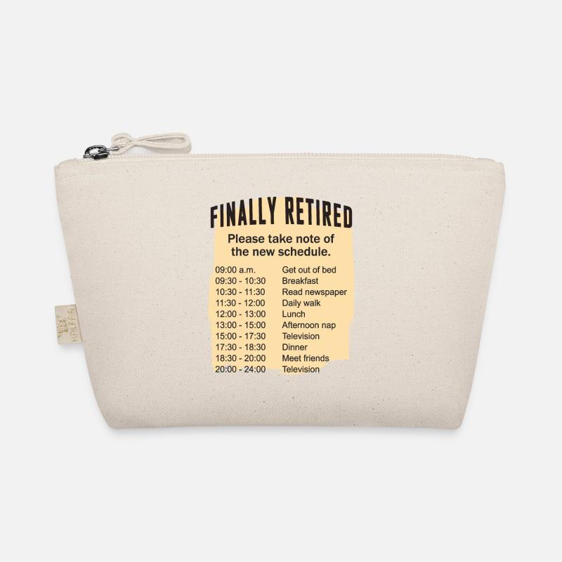 Retired Schedule Daily Routine Organic Pouch