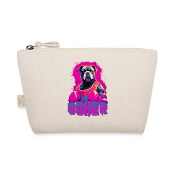 Chien Boxer avec gants de boxe - Trousse biologique - nature - Devant