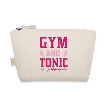 GYM AND TONIC PINK WORKOUT Bodybouilding Gift - Organic Pouch - nature - Front