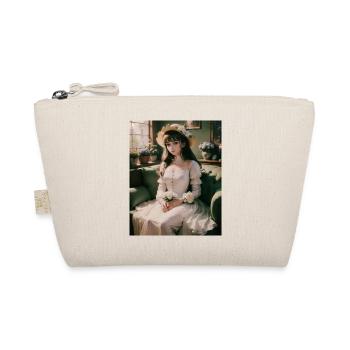 Portrait de jeune fille Anime avec des fleurs - Trousse biologique - nature - Devant
