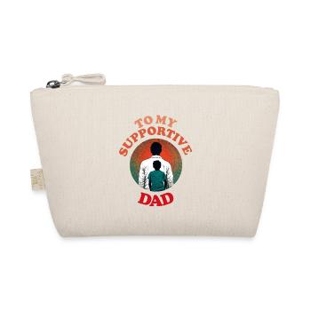 To My Supportive Dad , Happy Fathers Day - Bio-Täschchen - Natur - Vorne