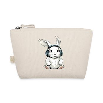 Crap the audiophile rabbit - Organic Pouch - nature - Front