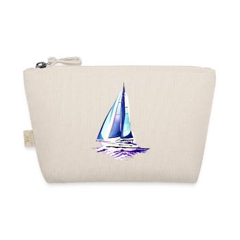 Segelschiff Segeln Segler Segelboot Segelsport - Bio-Täschchen - Natur - Vorne