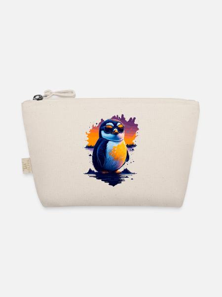 Pingouin mignon - Trousse biologique - nature - Devant