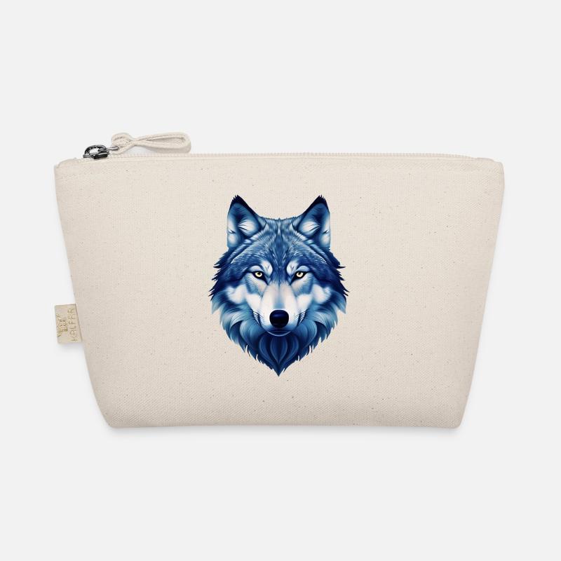 Wolf - Bio-Täschchen - Natur