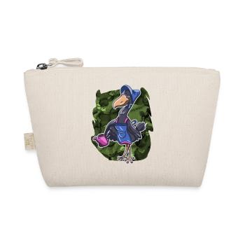 Shoebill Bird Ornithologist Forest I Gift - Organic Pouch - nature - Front