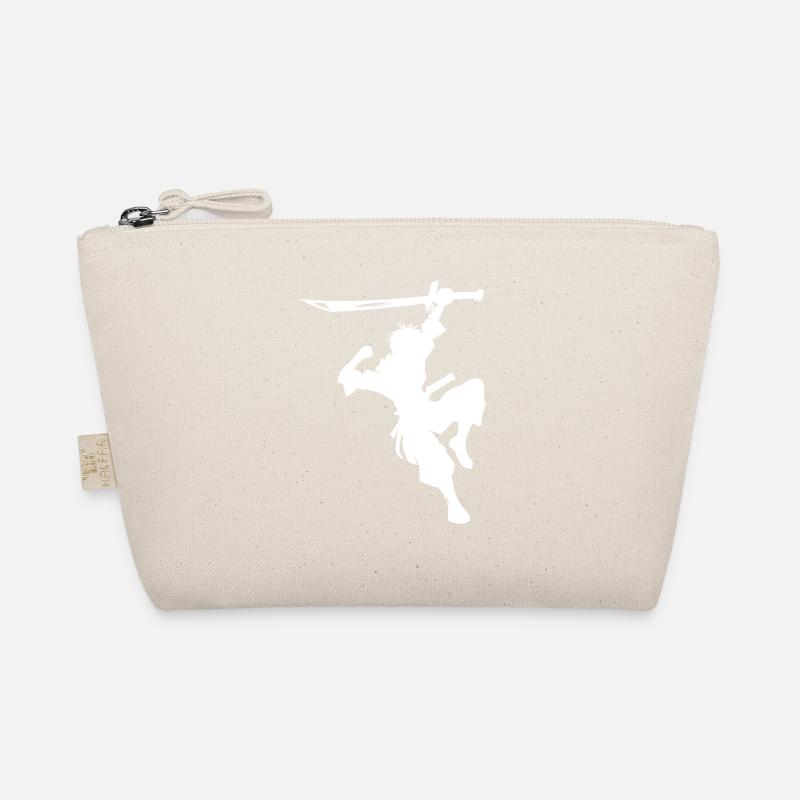 kung fu fighter weiss Bio-Täschchen