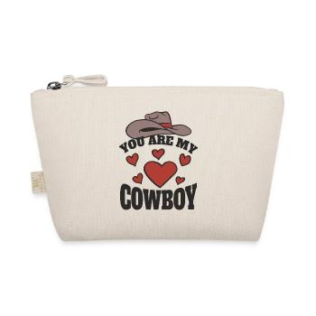 Du bist mein Cowboy - Bio-Täschchen - Natur - Vorne