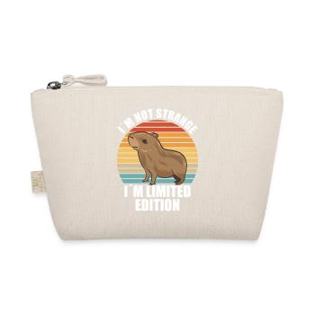 Capybara Zoo Animal Design - Organic Pouch - nature - Front