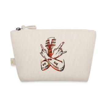 Rock Music Band Retro Guitar Vintage Heavy Metal - Organic Pouch - nature - Front