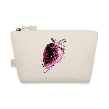 Fraise, rose, popart, œuvre d’art, peinture - Trousse biologique - nature - Devant