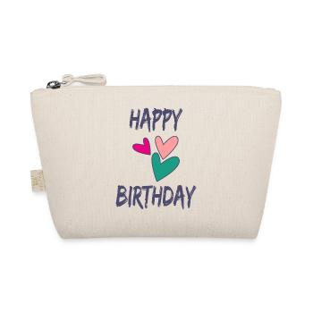 ALLES GUTE ZUM GEBURTSTAG. ALLES GUTE ZUM GEBURTSTAG. JAHRESTAG. - Bio-Täschchen - Natur - Vorne