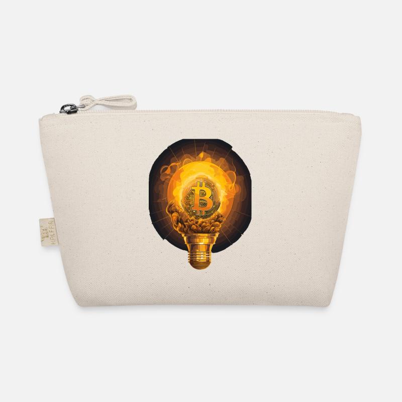 bitcoin Lampe Bio-Täschchen