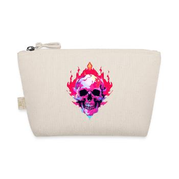 Crâne néon - Trousse biologique - nature - Devant