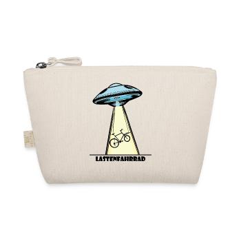 Ufo, Cargobike, Lastenfahrrad, Lastenrad, Aliens - Bio-Täschchen - Natur - Vorne