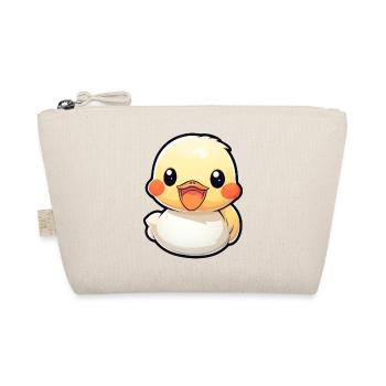 cute little duck - Organic Pouch - nature - Front