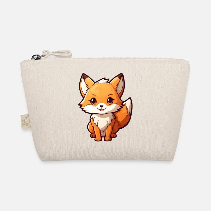 Fox Kawaii Organic Pouch