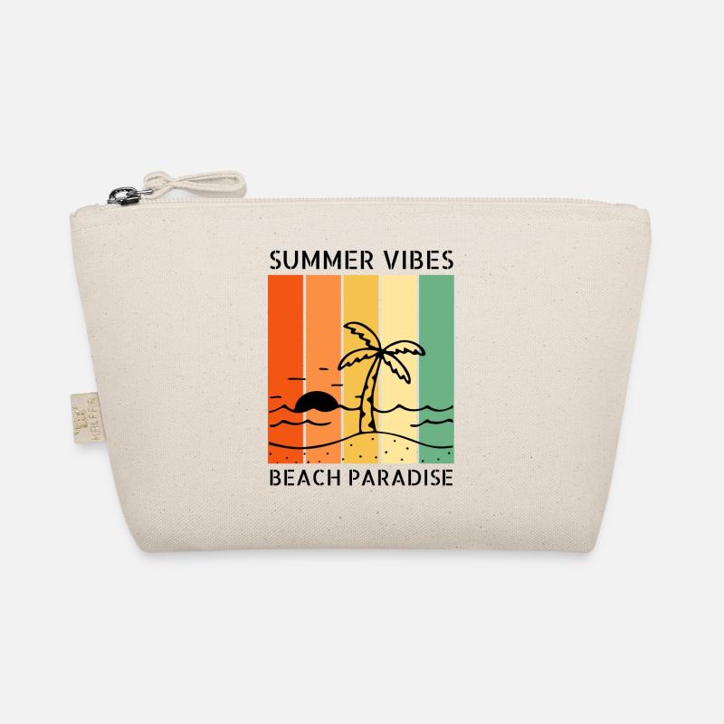 Summer Vibes - Beach Paradise - Bio-Täschchen - Natur