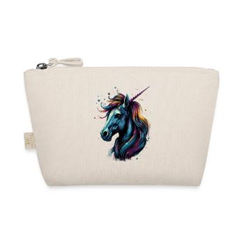colorful cute unicorn - Sweet Unicorn - unicorn - Organic Pouch - nature - Front