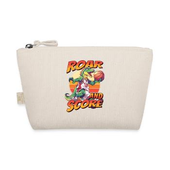 Basketball Dino T-Rex Player Sports Comic Cartoon - Trousse biologique - nature - Devant