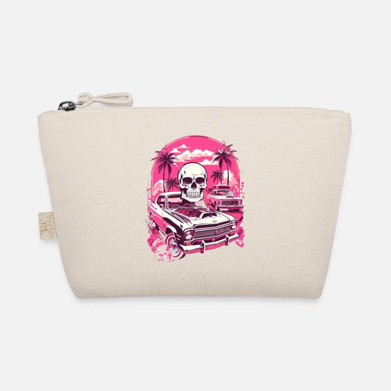 Voiture classique et crâne Trousse biologique