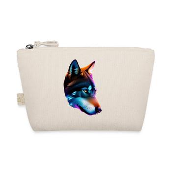 Wolf - Organic Pouch - nature - Front