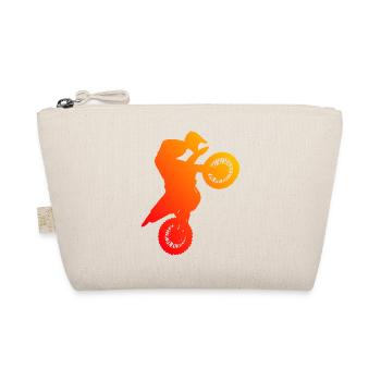 Men's Women's Motocross Dirt Biker Dirt Bike - Organic Pouch - nature - Front