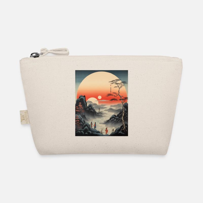 Ukiyo-e Sunset Organic Pouch