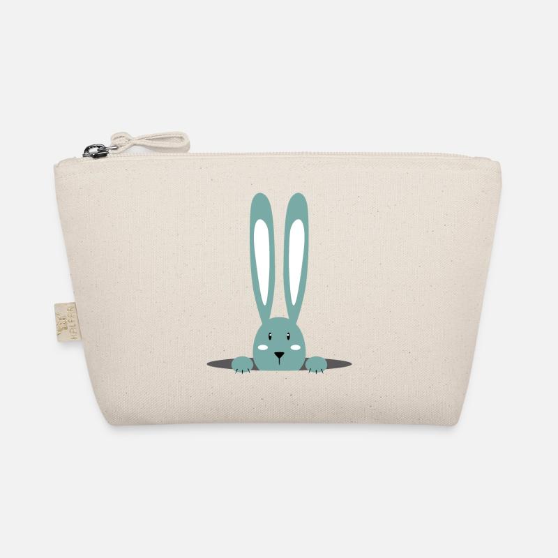 Funny Animals Rabbit Graphic Organic Pouch