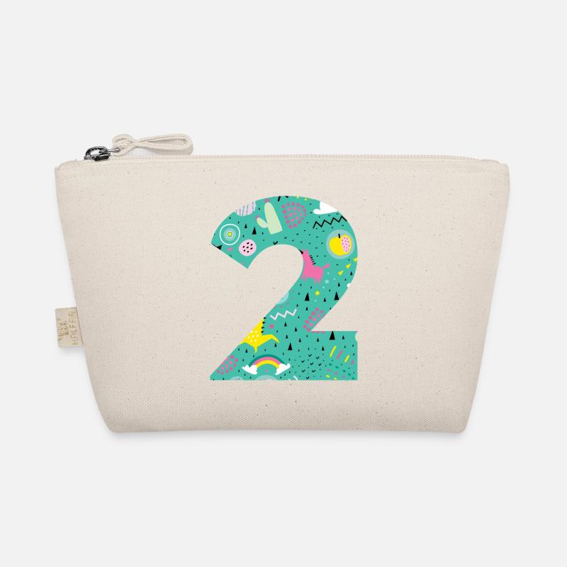 Personalisierter Geburtstag Nummer 2 Bio-Täschchen