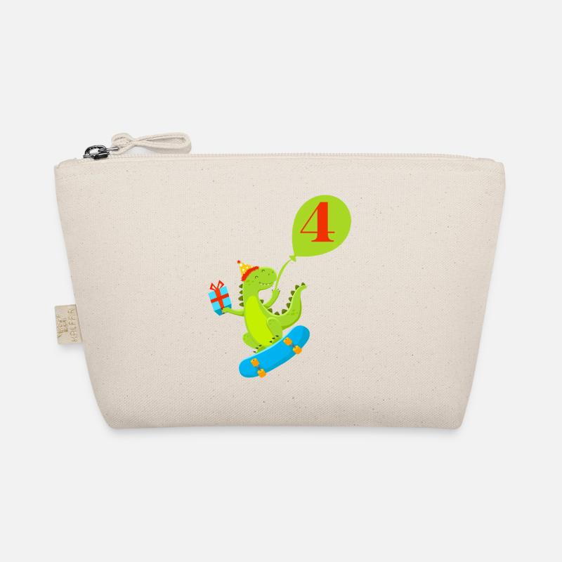 4e anniversaire dinosaure mignon Trousse biologique
