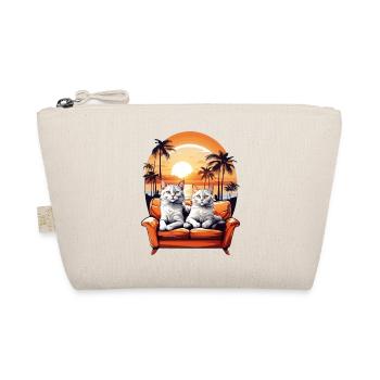 Cats by the sea - Organic Pouch - nature - Front