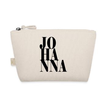 Johanna Surname First name Modern font Word Art - Organic Pouch - nature - Front