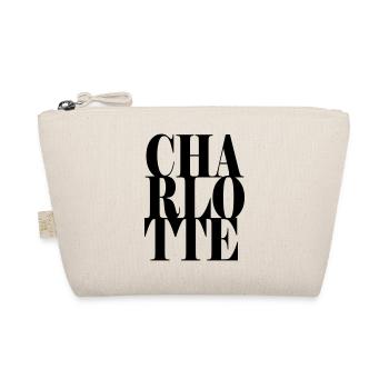 Charlotte Surname First name Modern font Word Art - Organic Pouch - nature - Front