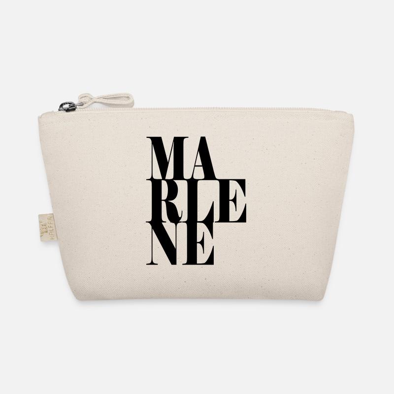 Marlene Name Vorname Moderne Schrift Wort Art - Bio-Täschchen - Natur