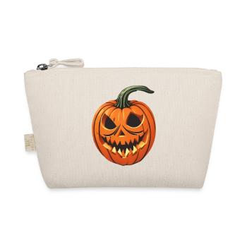 Halloween Pumpkin - Organic Pouch - nature - Front