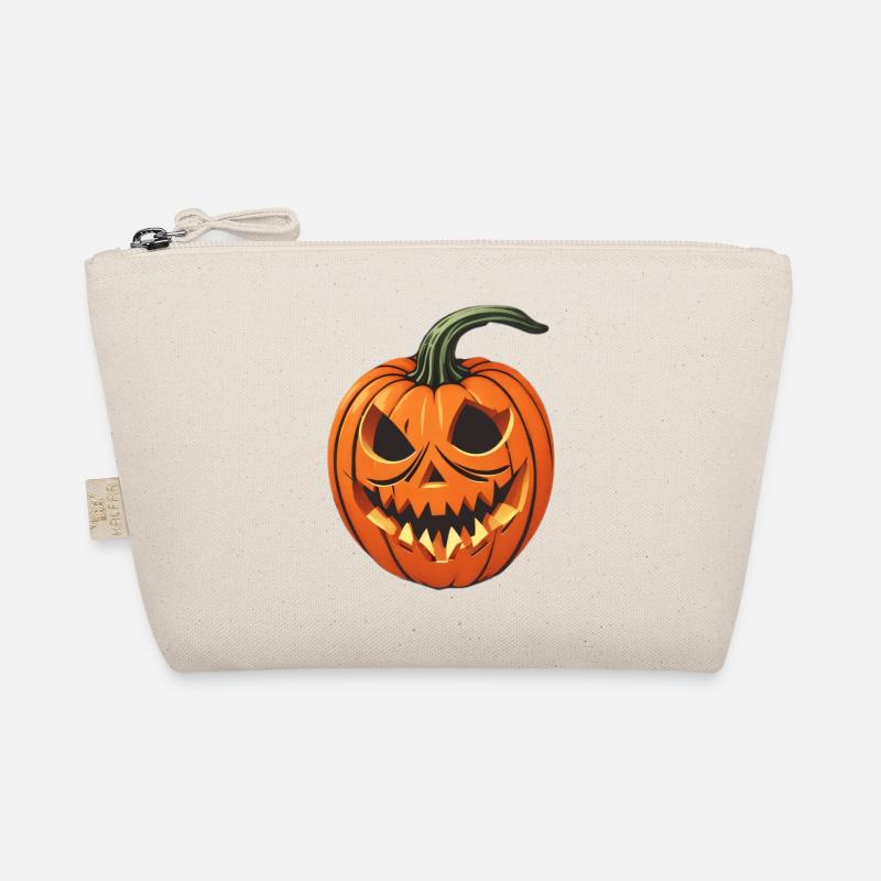 Halloween Kürbis Bio-Täschchen