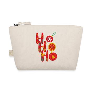 Ho Ho Ho - Bio-Täschchen - Natur - Vorne
