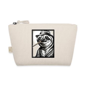 Sloth Noir - Bio-Täschchen - Natur - Vorne