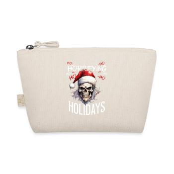 Christmas Skull Skull Horror Creepy - Organic Pouch - nature - Front