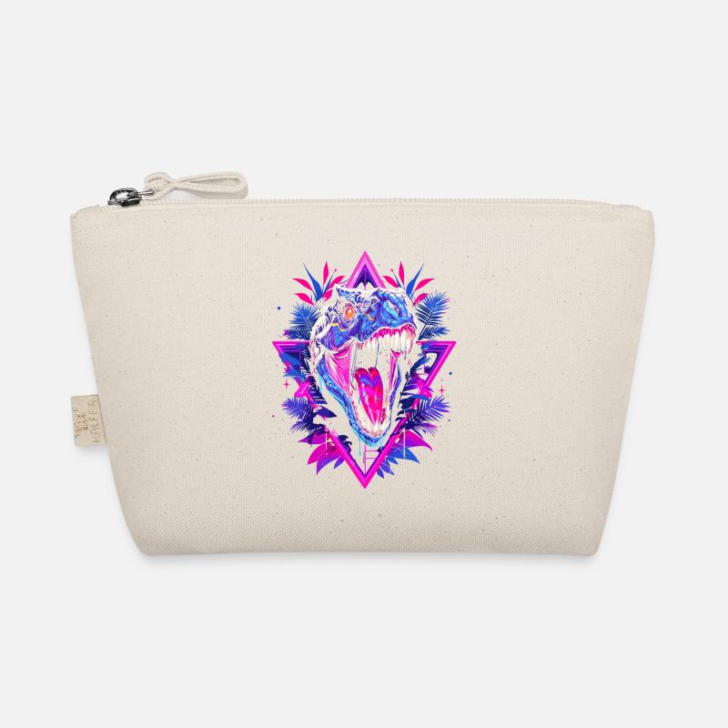 Synthwave Raptor Organic Pouch