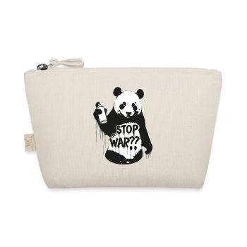 Arrêtez la guerre ?? Panda dans le style Banksy - Trousse biologique - nature - Devant