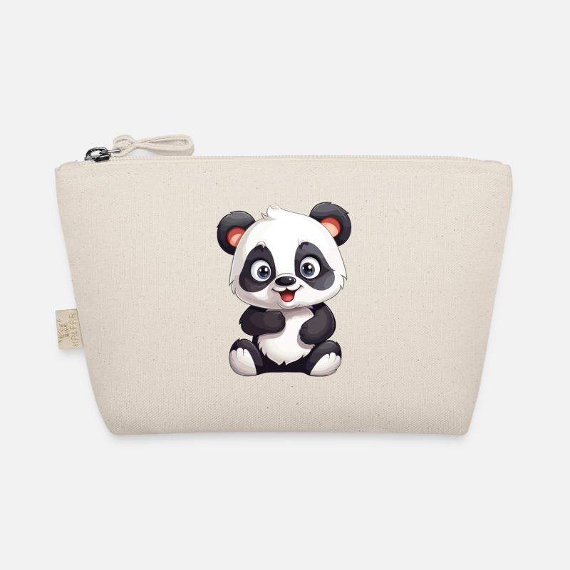 Panda Bear Cute Cute Fluffy I Love Pandas Organic Pouch