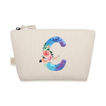 Buchstabe c Aquarell - Bio-Täschchen - Natur - Vorne