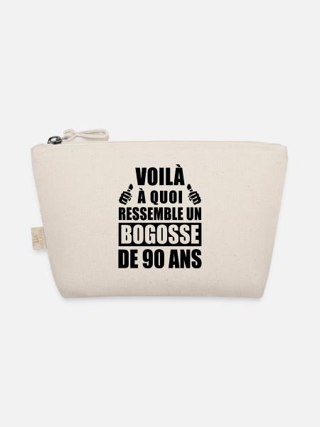 bogosse de 90 ans / humour anniversaire 90 ans - Trousse biologique - nature