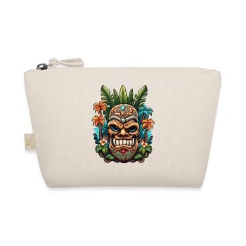 Tiki / Hawaï / Tropical / Île / Culture / Logo - Trousse biologique - nature - Devant